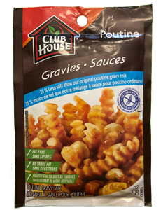 Club House Poutine Gravy with 25% less salt
