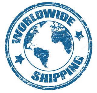 Seal showing worldwide shipping option.